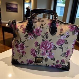 Dooney & Bourke Coated Cotton Cabbage
Rose Women's Satchel